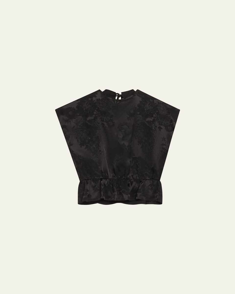 Floral Short-Sleeve Top